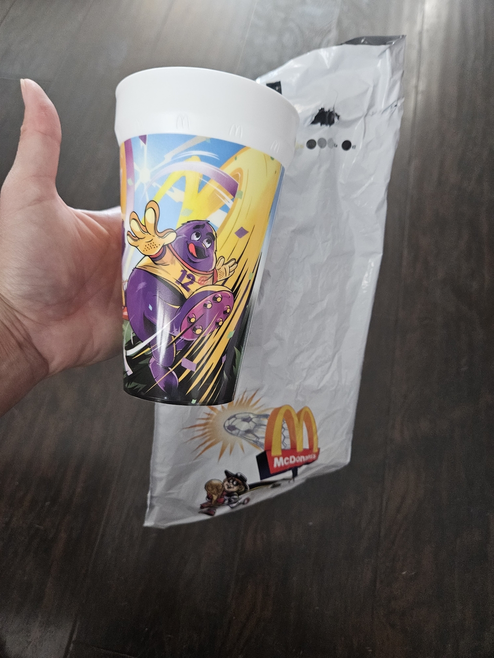 2026 McDonald's FIFA World Cup Meal Collectible Cup - Grimace